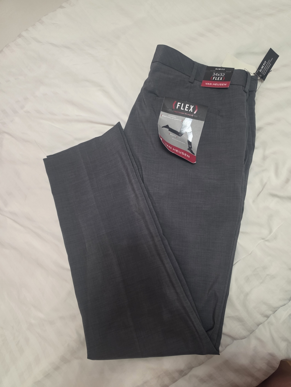 Van Heusen Men’s Dress Pants - Charcoal Gray
